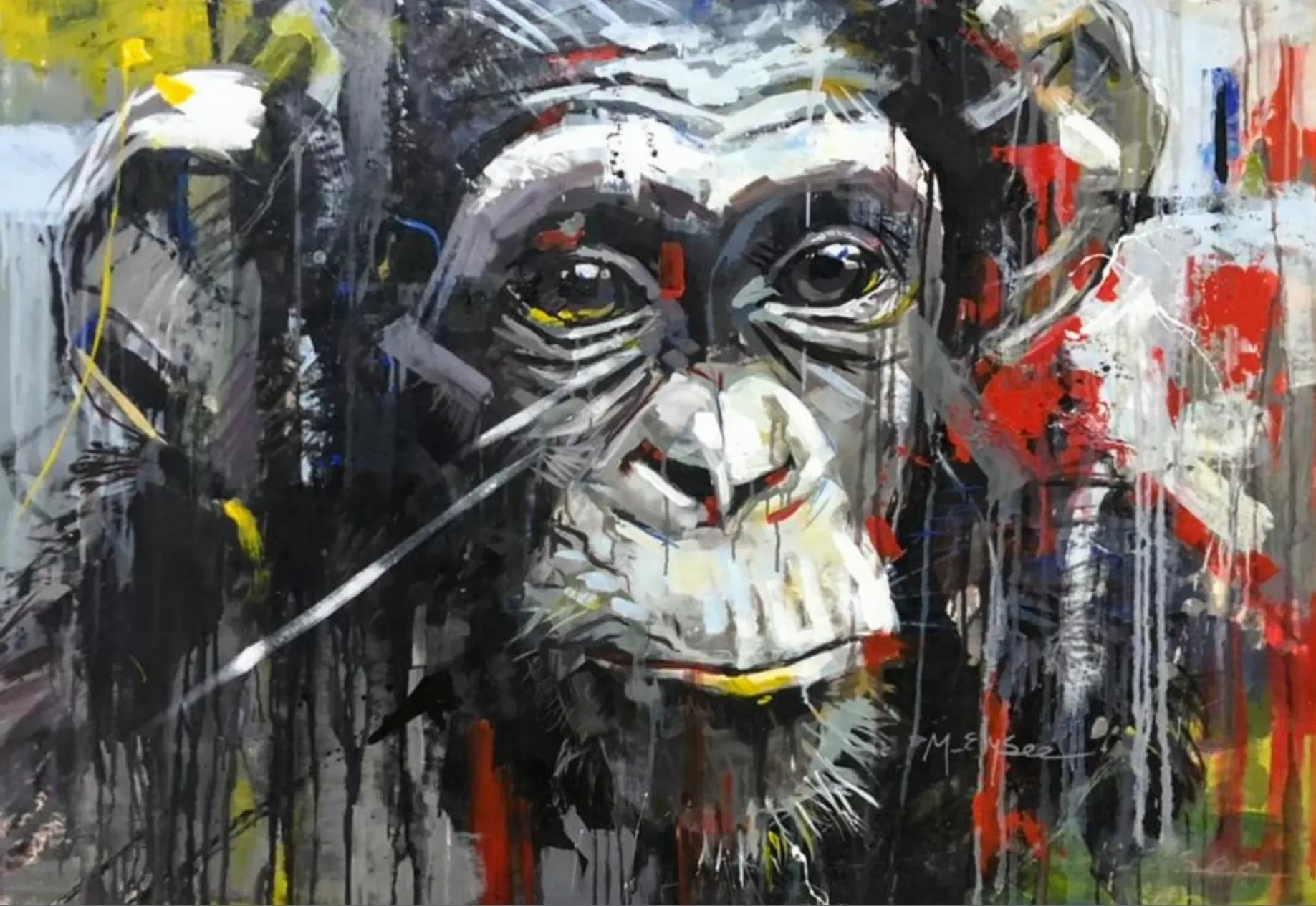 admin/Paint Images/Chempanzee portraits